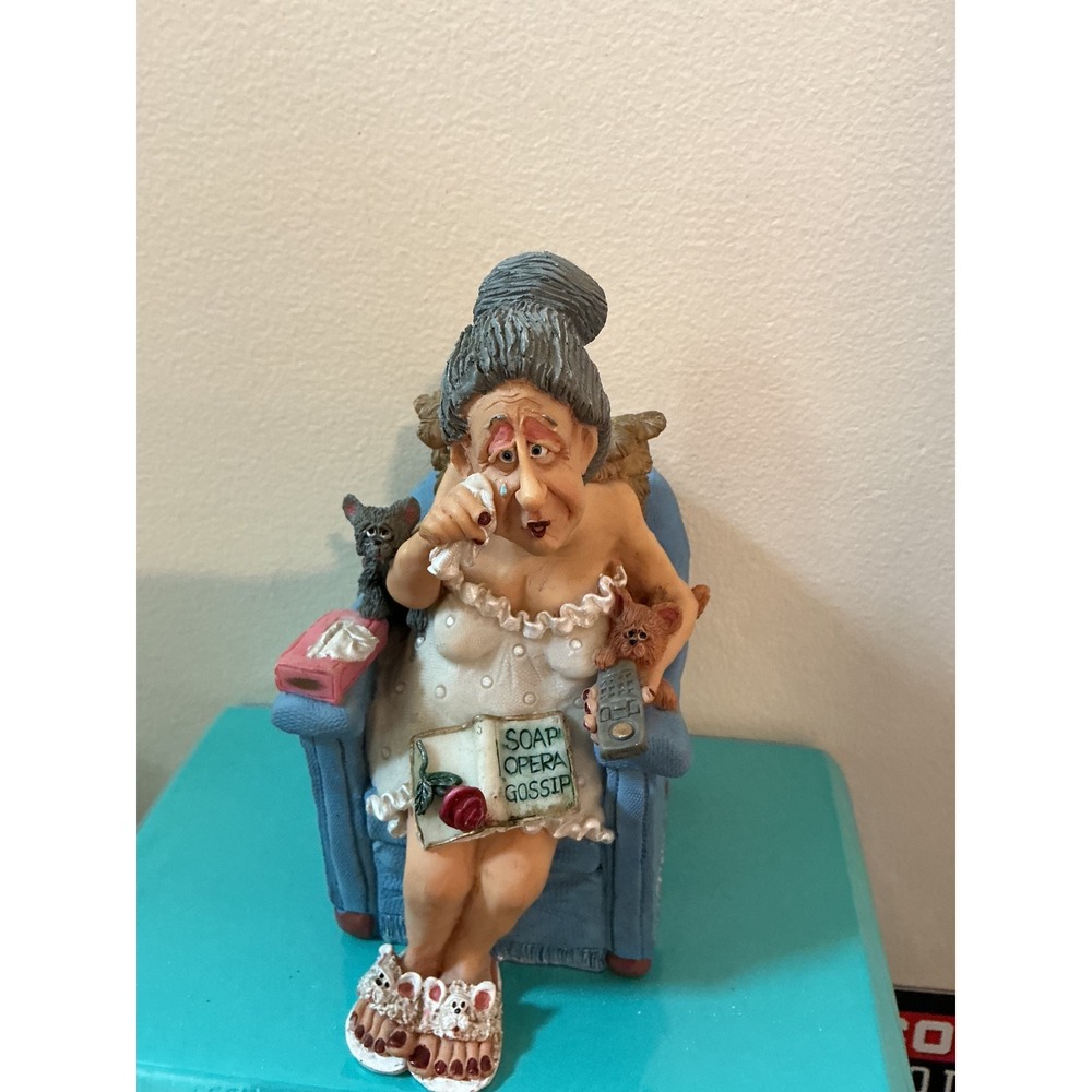 VTG RAZ Imports‎ Guardian Grannies Francine Angel Figurine Doug Harris Soap Op